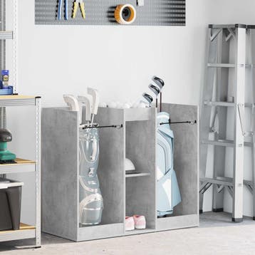 vidaXL Golfkast Effen Beton Grijs 102 x 45 x 85,5 cm, Verzenden, Nieuw