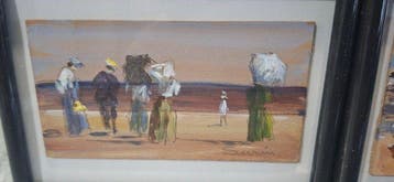 Demetrio Susín Barra (1949) - Triptico de La Playa