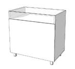 *TIP*  Toonbank met toonvak en planken C-PHR-002, Ophalen of Verzenden