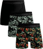 Muchachomalo Boxershorts 3-Pack Turtle maat M Heren, Verzenden, Zwart, Muchachomalo, Boxer