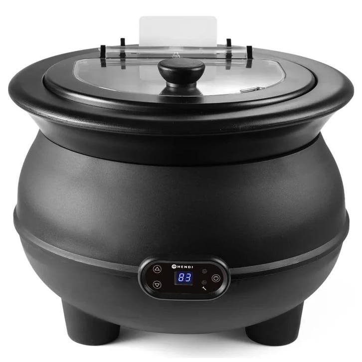 Soepketel | Zwart | 8L | 65°C/95°C | 0.45kW |, Articles professionnels, Horeca | Équipement de cuisine, Envoi