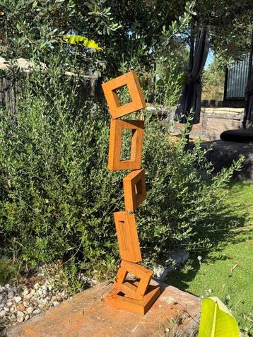 Ana Lucia B.M - Sculpture Corten - XL - No Reserve