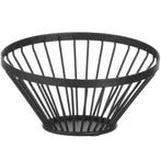 Fruitkorf | Metaal | Zwart | Ø150x80(h)mm HENDI, Verzenden