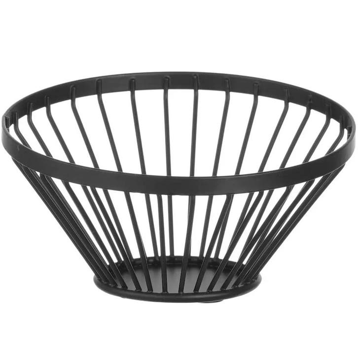 Fruitkorf | Metaal | Zwart | Ø150x80(h)mm HENDI, Zakelijke goederen, Horeca | Keukenapparatuur, Nieuw in verpakking, Verzenden