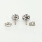 Oorbellen - 18 karaat Witgoud - 0.76ct. tw. Diamant, Handtassen en Accessoires, Oorbellen, Nieuw