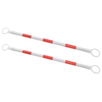 vidaXL Pylonstangen inklapbaar 116-197 cm kunststof 2 st, Verzenden, Nieuw