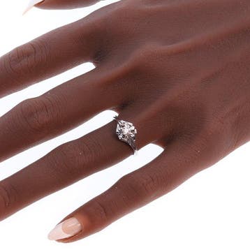 Zonder minimumprijs - Ring - 18 karaat Witgoud - Diamant -, Nieuw