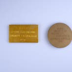 Luxemburg, België. Lot de deux médailles en bronze, Julien