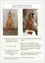 DIY Werkbeschrijving Kerstboom Styropor schors op voet, Nieuw