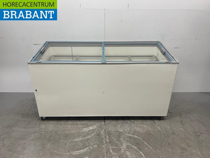 Verrijdbare Combisteel Cuba Schepijsvitrine 13 bakken 230V, Zakelijke goederen, Horeca | Keukenapparatuur, Ophalen of Verzenden