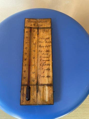 Pierre Monti Torino - Thermomètre - Bois, Verre