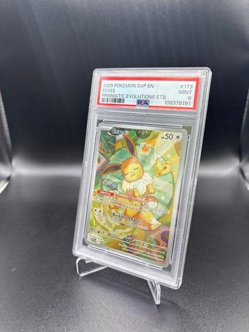 Pokémon - 1 Graded card - Eevee 173 Illustration complète -, Hobby en Vrije tijd, Verzamelkaartspellen | Pokémon, Nieuw