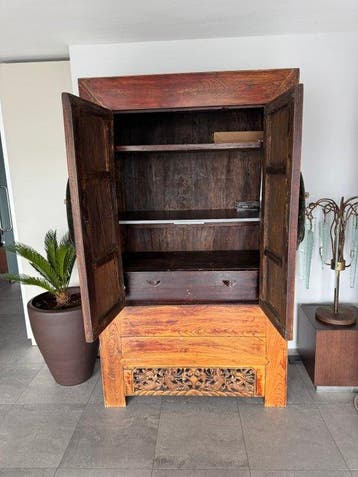 Kast - Hout - China - Onbekend, Antiek en Kunst