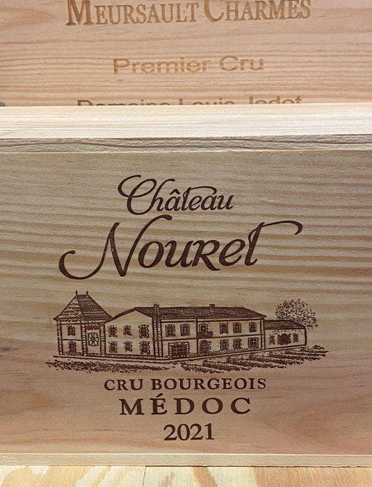2021 Chateau Nouret - Médoc Cru Bourgeois - 6 Flessen (0.75, Verzamelen, Wijnen