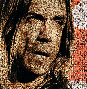 David Law (1967) - Crypto Iggy Pop VIII - Format XL 60x60
