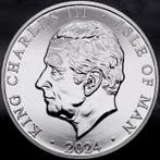 Isle of Man. 1 Noble 2024 London Mint Viking Longship 1 Oz, Postzegels en Munten