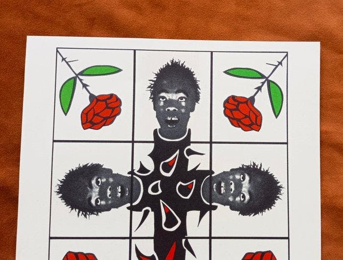 Gilbert & George (XX-XXI) - 2 lithographies Black God et, Antiek en Kunst, Antiek | Overige Antiek