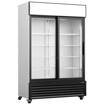 Koelkast | 706L | Zwart/Wit | +1°C/+10°C | Statisch +, Verzenden, Nieuw in verpakking
