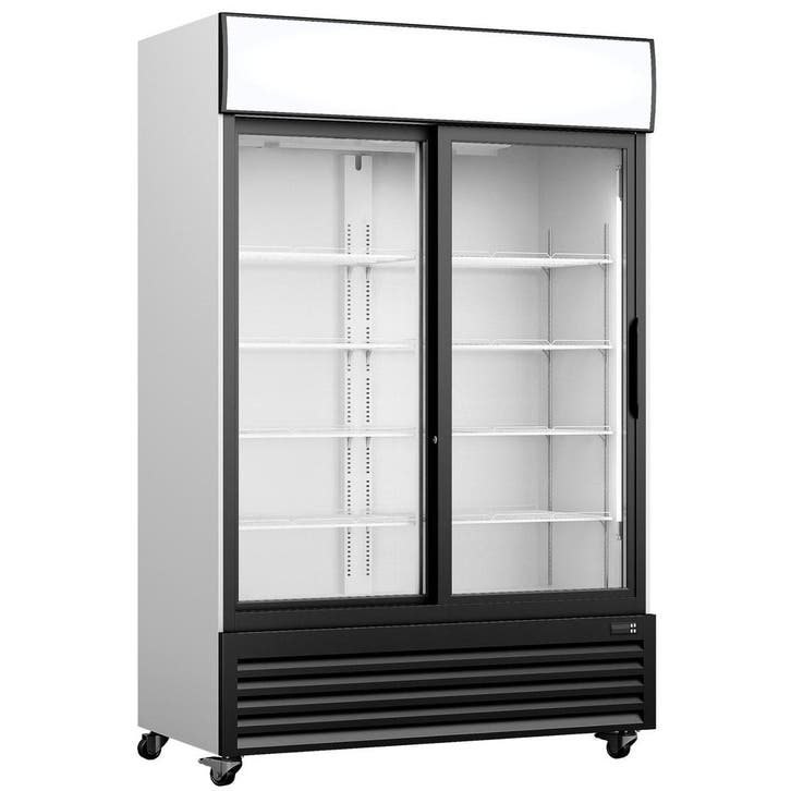 Koelkast | 706L | Zwart/Wit | +1°C/+10°C | Statisch +, Articles professionnels, Horeca | Équipement de cuisine, Envoi