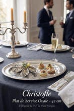 Christofle - Schotel - Verzilverd - 42 CM - GEEN RESERVE