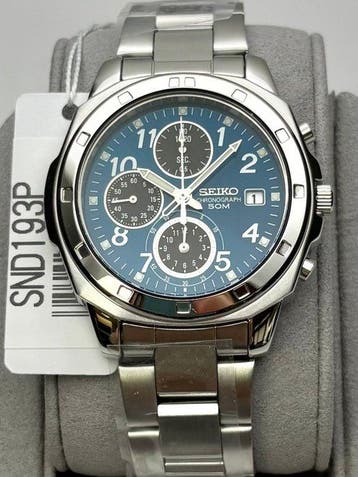 Seiko - Chronograph - Zonder minimumprijs - SND193P1, Handtassen en Accessoires