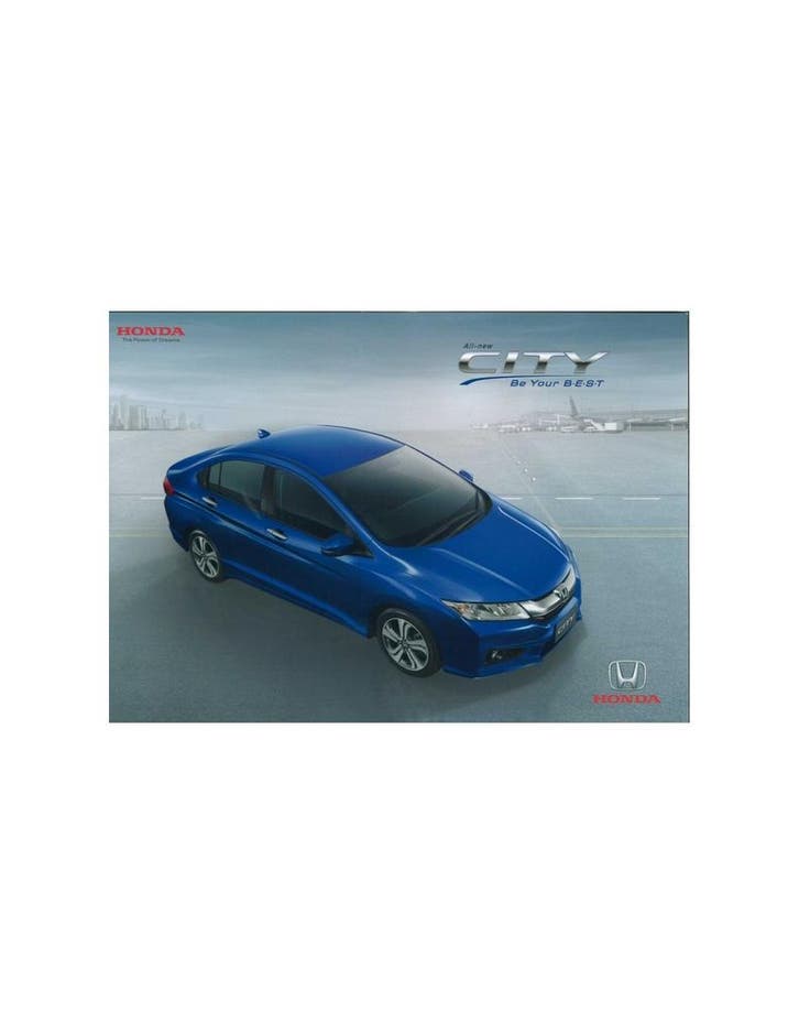 2014 HONDA CITY BROCHURE THAIS, Boeken, Auto's | Folders en Tijdschriften, Ophalen of Verzenden