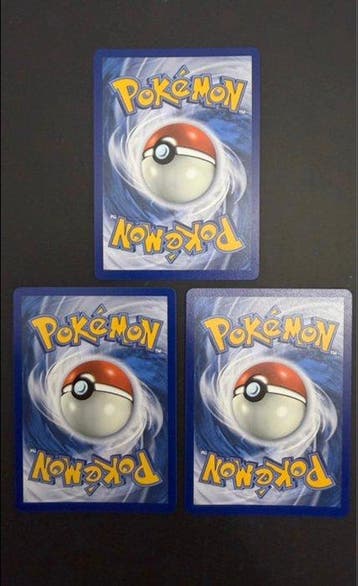 Pokémon - 3 Card - Pokémon Full art, Foil, Nieuw