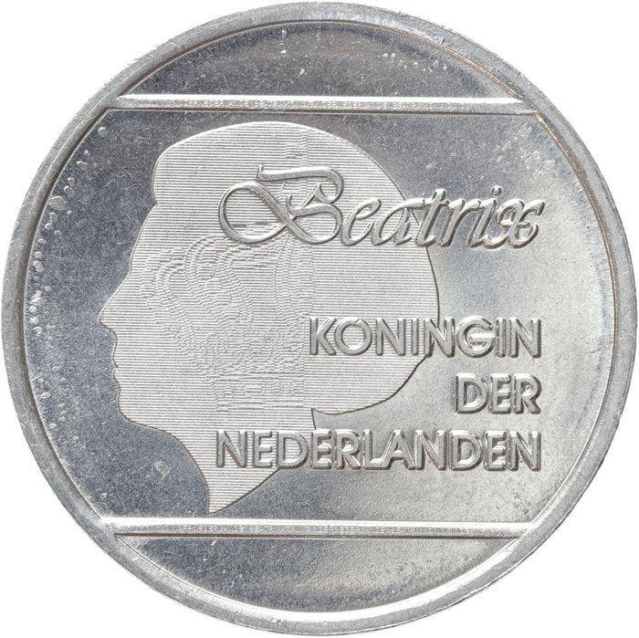 Aruba. 5 Florin 2002 Specimen, Postzegels en Munten, Munten | Nederland