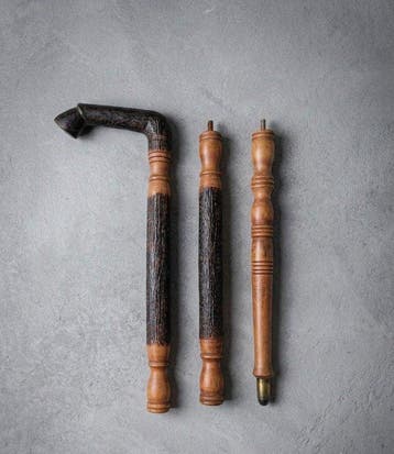 special Wandelstok - Hout - Paardenhoefstok