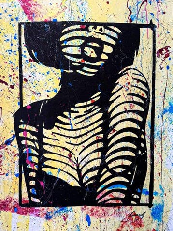 Gongas (XX-XXI) - Emotional - XL, Antiek en Kunst, Kunst | Schilderijen | Modern