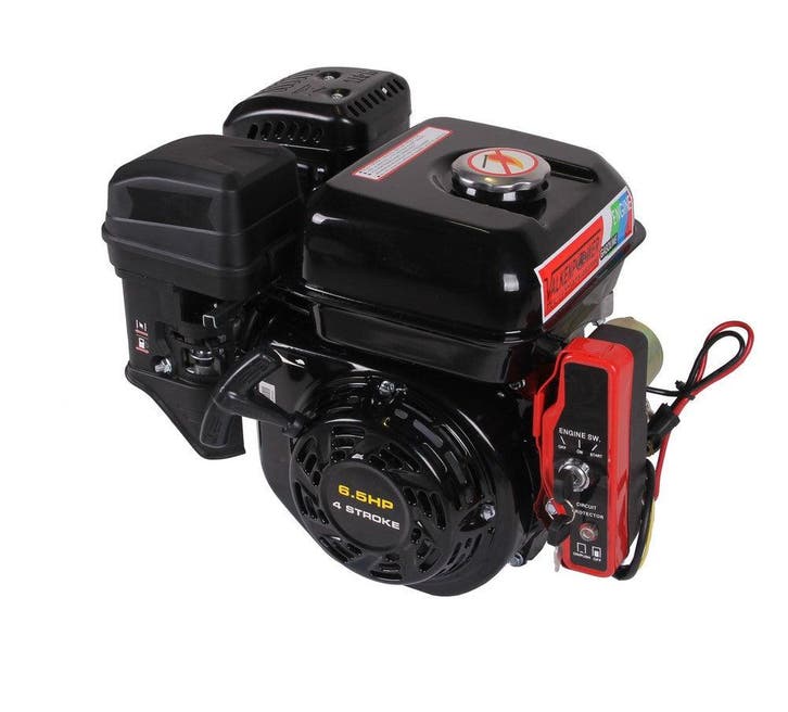 Benzinemotor E-start 6.5pk asmaat 19,05mm, Bricolage & Construction, Outillage | Soudeuses, Enlèvement ou Envoi