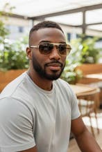 Cartier - Cartier Santos Décor XL Occhiali da Sole Aviator, Nieuw