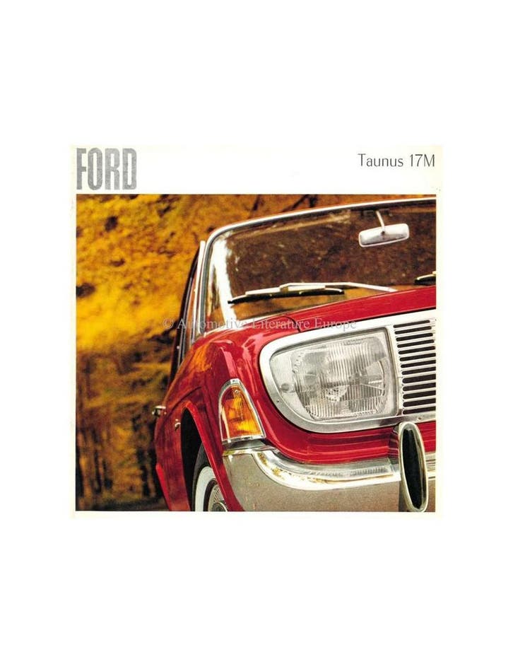1965 FORD TAUNUS 17M BROCHURE NEDERLANDS, Livres, Autos | Brochures & Magazines