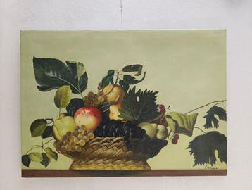 Davisani (XX), After Caravaggio - La canestra di frutta - NO