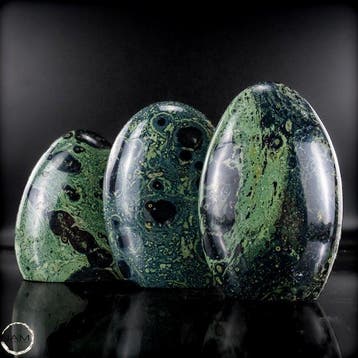 Kambaba Jaspis Trio – Fascinerende natuurkunst in