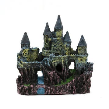 Kasteel op een berg OS-267 - aquarium decoratie, Ophalen of Verzenden, Nieuw