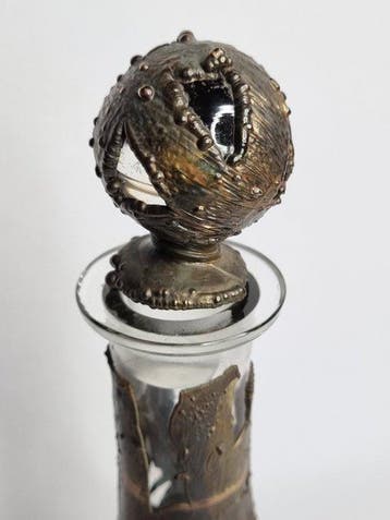 Carafe - Verre, Cuivre, Antiquités & Art