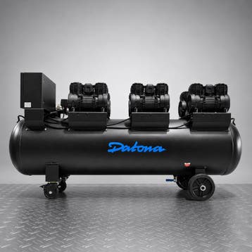 Datona Stille compressor 280L - Olievrij en verrijdbaar -, Doe-het-zelf en Bouw, Compressors, Ophalen of Verzenden, Nieuw