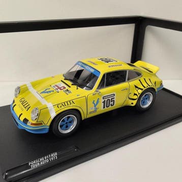 Solido 1:18 - Modelauto - Porsche 911 RSR Tour Auto 1973