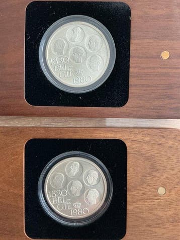België. 500 Frank 1980, Proof Set (Zonder minimumprijs)