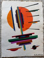 Boris Alepkow (XIX-XX) - Russische Avantgarde Suprematismus, Antiek en Kunst