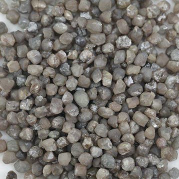 Diamant 30 ct Grijze rauwe losse diamant losse grijze