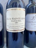 1987 & 2006 x3 Clos Sainte Anne - Pomerol - 4 Bouteilles, Collections, Vins