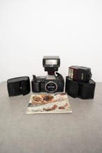 Canon T70 + Speedlite 244T + Speedlite 300EZ Appareil photo, Nieuw