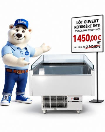 Îlot ouvert réfrigéré 1m11 d’occasion