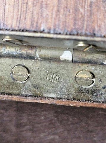RMC - Opbergkoffer - Verguld messing, Walnoot, Eik
