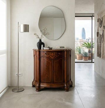 Dressoir - Houten blad van edelhout (waarschijnlijk