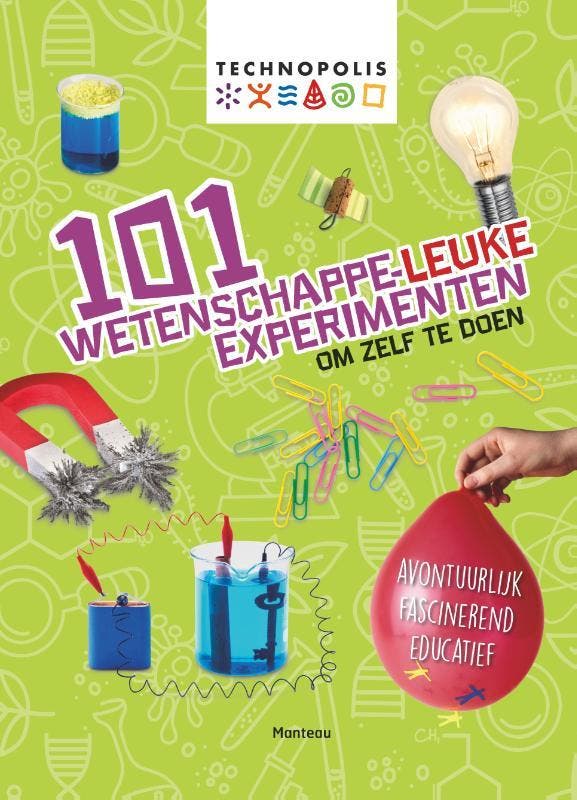 101 wetenschappe-leuke experimenten / Technopolis, Boeken, Kinderboeken | Jeugd | 10 tot 12 jaar, Zo goed als nieuw, Verzenden