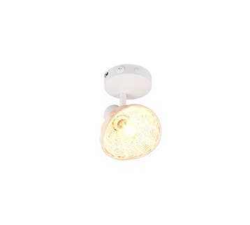 Trio CALVI plafondspot | E14 Fitting | wit mat met natuurlij, Verzenden, Nieuw