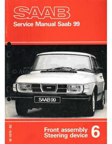 1975 - 1982 SAAB 99 STUURINRICHTING VOORZIJDE